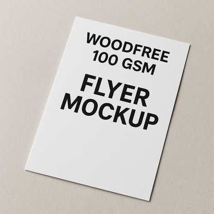 Flyer - Woodfree 100gsm - Front and Back - A4 - 5000