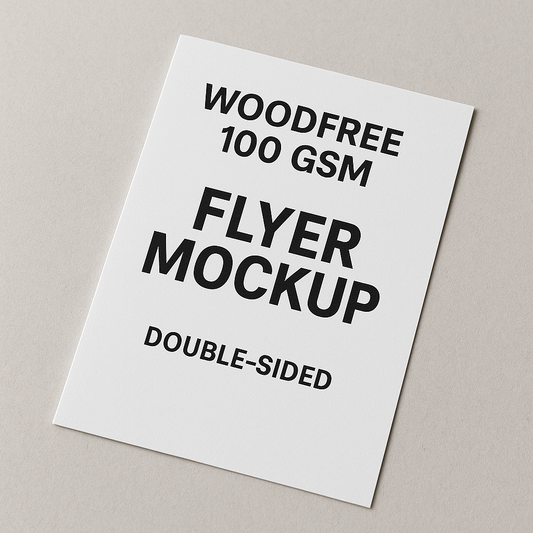 Flyer - Woodfree 100gsm - Front and Back - A4 - 5000
