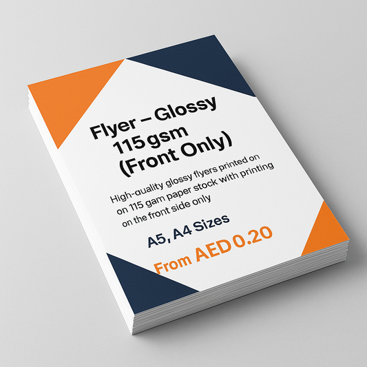 Flyer - Glossy 115gsm - Front Only - A4 - 1000