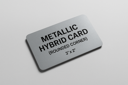 Metallic Hybrid Card (Rounded Corner)