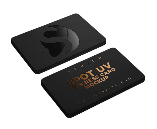 Gold Foil Matt Lamination 400gsm | Premium Business Cards Printing UAE